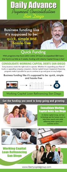 Where To Refinance Cash Advance San Diego: Consolidate Working Capital Debts San Diego